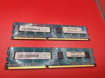 2  RAMAXEL BRAND 2GB Memory Cards ~ 2Rx8 PC3-10600U-999-HF RAM ~HP PC Upgrade - Image 1 of 4