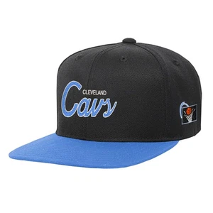 Youth Mitchell & Ness Black Cleveland Cavaliers Team Script Snapback Hat - Picture 1 of 3