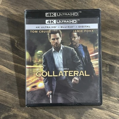 Collateral (4K Ultra HD, Blu-ray, 2004) Sealed New Tom Cruise Jamie Foxx Foto 1 de 2