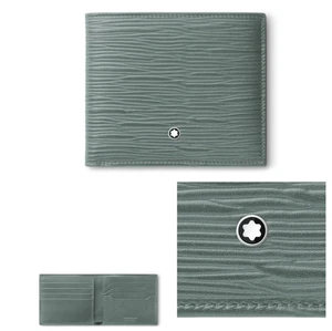 475 $ UVP - Montblanc 198191 Geldbörse - NEUE FARBE & STIL "Pewter BARK" - Bild 1 von 8