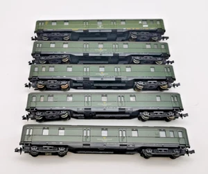 Colección Roco N 5 vagones de pasajeros Reichsbahn Deutsche Bundespost - Imagen 1 de 10