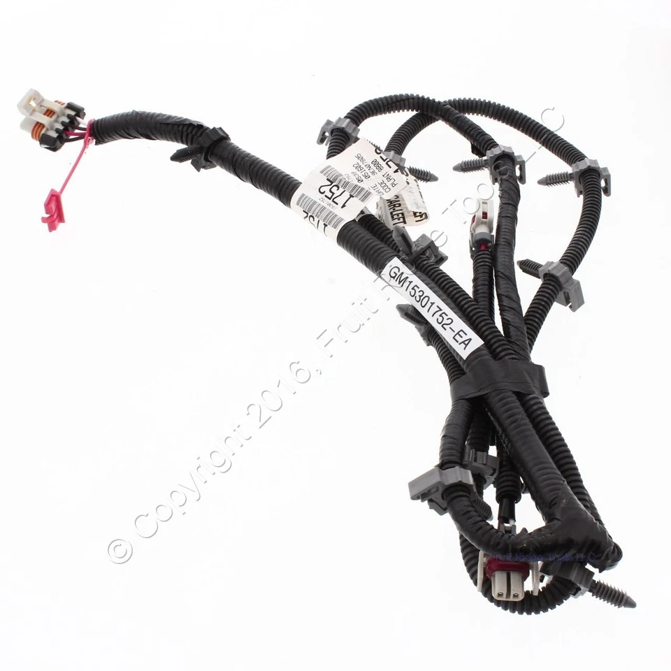 GM OEM Rear ABS Wheel Speed Sensor Wiring Harness For 97-05 Malibu Grand Am - Image 1 of 4