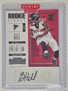 2017 Panini Contenders - Rookie Ticket Brian Hill #126 (AU, RC) Autograph  - Picture 1 of 2