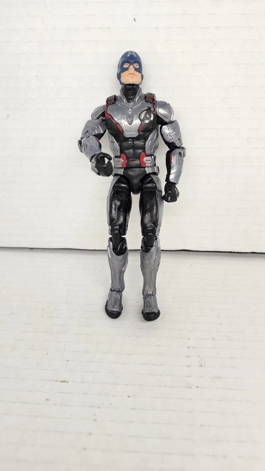 Figura de acción Hasbro Marvel Avengers Endgame Team Suit Capitán América 2018 6" Foto 1 de 4