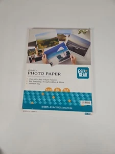 Pen + Gear glänzendes Fotopapier 8,5" x 11", 8,5 Mil, 50 Blatt, neu - Bild 1 von 2