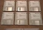 Microsoft Windows 3.1 on 3.5" 1.44MB Floppy Disk install Retail (6 Disks)