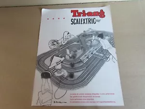 339O Scalextric Tri-Ang France Feuille 1962 Recto Verso Slot Car Course Circuit - Picture 1 of 2