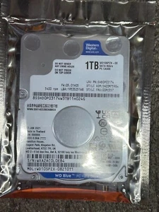 WESTERN DIGITAL WD10SPZX 1TB 2.5" 128MB SATA HDD Hard drive laptop PS3 Ps4 Xbox - Picture 1 of 1