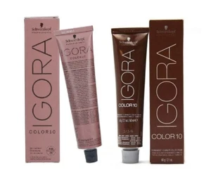 SCHWARZKOPF IGORA Color 10 Permanent, 2.1 oz ( CHOOSE COLOR ) - Picture 1 of 51