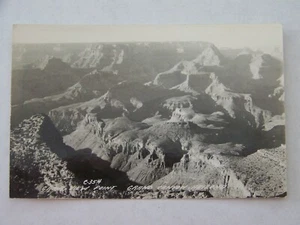 Hermosa foto de Grand View Point Grand Canyon Arizona AZ RPPC escena - Imagen 1 de 2