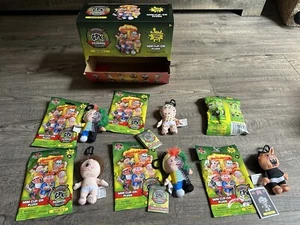 Garbage Pail Kids GPK Plushers Series 1. 5 OPEN packs 1 NOT OPEN w/display box - Picture 1 of 13
