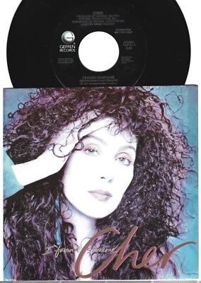 Cher – I Found Someone - 45 Radio Promo Copy Vinyl Record + PS - plays EX sound - Image 1 of 2