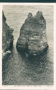 Isle Of Man Sugar Loaf Rock Port St Mary Real Photo Raphael Tuck - Picture 1 of 4