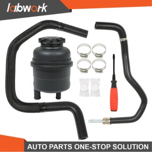 Labwork Power Steering Reservoir & Hose Kit For BMW 32416750155 32416851217 - Picture 1 of 13