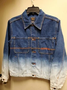 Route 66 Ombre' Denim Jacket Button Down size M with Front Breast Pockets Wc38 - Picture 1 of 4