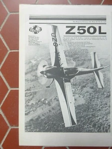 6/1977 PUB OMNIPOL AVION ZLIN TRENER AIRCRAFT Z-50 L ORIGINAL AD - Picture 1 of 1
