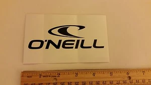  O'NEILL Surfing, Surfboard Vinyl Sticker BLACK on WHITE - Picture 1 of 1