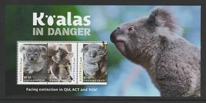 AUSTRALIA 2024 KOALAS IN DANGER  Block, MINISHEET MNH - in stock NOW. - Picture 1 of 1