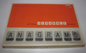 Vintage Selchow & Righter Scrabble Anagrams Game Complete w/all 200 Tiles - Picture 1 of 6