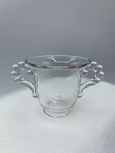 Vintage Candlewick Imperial Sugar Dish Etched Open - Picture 1 of 8