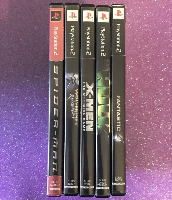 Playstation 2 games, Action Bundle Spiderman, Hulk, Lego & Fantastic 4 PS2