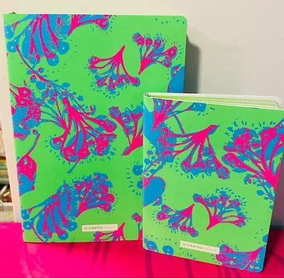 TACCUINO CARTOMANIA 2025 - FORMATI A5 / A6 - VERDE E FUCSIA FLUO - Immagine 1 di 2