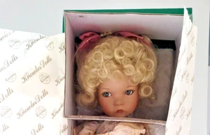 Porcelain Doll MARY MARY QUITE CONTRARY Mother Goose 15" Edward M. Knowles - Bild 1 von 8