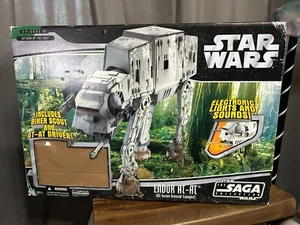 Star Wars Saga Sammlung Endor AT-AT inkl. Biker Scout + Driver 2006 komplett - Bild 1 von 10