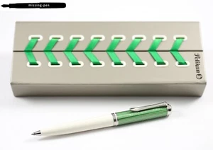 Pelikan K605 Green White Twist Ballpoint Pen Special Edition from 2021 - Picture 1 of 8