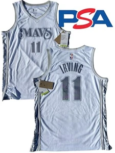 Kyrie Irving Signed 2024-2025 Dallas Mavericks #11 City Edition Jersey PSA AUTO - Picture 1 of 5