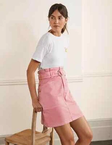 BODEN Paperbag Tie Skirt Cherry Smoothie R0077 SIZE UK 10L EXCELLENT CONDITIO S2 - Picture 1 of 5