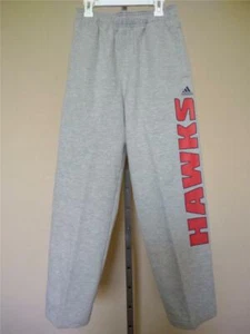 New Mended Atlanta Hawks Youth Size L Large Gray Sweatpants - Picture 1 of 4