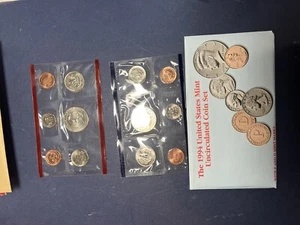 US Mint Uncirculated Coin Sets, D And P Mint Marks; years 1987, 1990, 1994, 1995 - Picture 1 of 6
