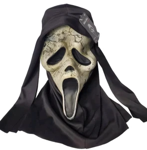 New Scream 6 Aged Ghostface Mask Easter Unlimited Fun World Ghost Face Mask - Picture 1 of 4