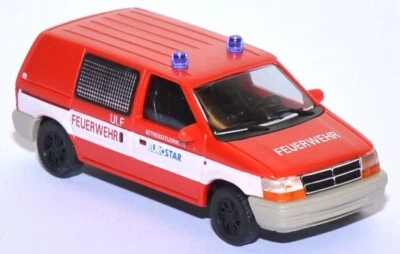 Scaletta H0 M: 1:87 BUSCH 44654 Dodge Ram Van Pompiere Nuovo OVP - Immagine 1 di 2