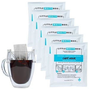 Single Serve Premium Coffee Packets, Pour Over Coffee For One 6 Pack - Picture 1 of 6