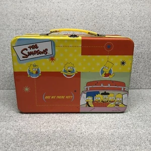 The Simpsons Vintage Metal Lunchbox 2001 Rix Products - Picture 1 of 7