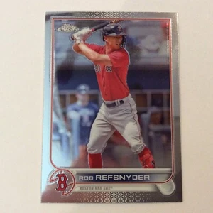 2022 Topps Chrome Update USC29 Rob Refsnyder Boston Red Sox - Picture 1 of 2
