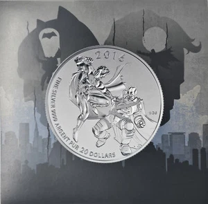 Batman v Superman: Dawn of Justice™ -  $20 Fine Silver Coin (2016) - Picture 1 of 5