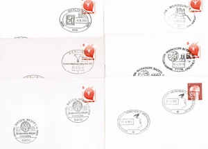 36 Postkarten mit Briefmarken und Sonderstempel verschiedener Veranstaltungen - Bild 1 von 7