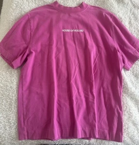 House of Holland Pink T-shirt - Picture 1 of 2