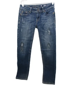 Miss Me Bootcut Jeans Gr. 31 Distressed Dark Waschklappe Taschen JP4009sk-2 Skinny - Bild 1 von 11