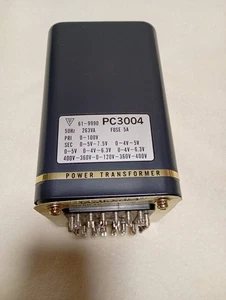 Transformador de potencia Tamura PC-3004 Tamradio 50 Hz fusible 5A probado Japón MA05 5,5 - Imagen 1 de 6