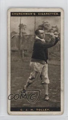 1927 Churchman's Famous Golfers Tobacco Small Cyril Tolley James Hastings #43 - Image 1 of 2
