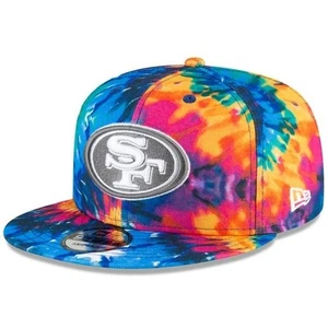San Francisco 49ers 2020 Official Crucial Catch Tie-Dye New Era 9FIFTY Snapback - Picture 1 of 3
