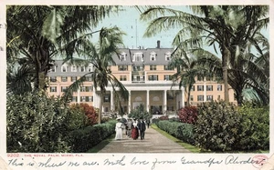 MIAMI FL ROYAL PALM HOTEL DPC 1905 UDB POSTAL 081225 U - Imagen 1 de 2