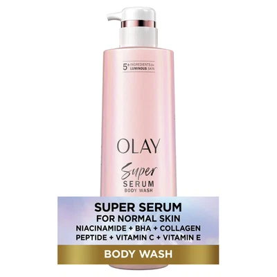 Olay Super Serum Body Wash for Normal Skin, 18.5 fl oz, Serum Complex - Image 1 of 4