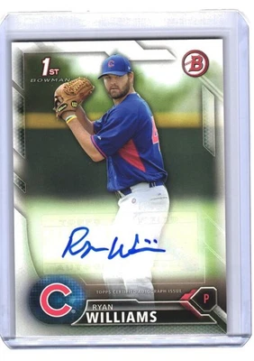 Ryan Williams Bowman 1st Bowman 2016 automático RC #PA-RW (H305) envío máximo de $6 Foto 1 de 2