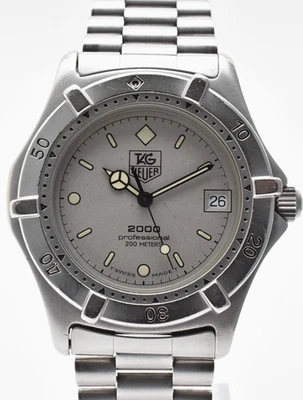 [Exc+5] Reloj de cuarzo para hombre TAG Heuer 2000 profesional 962.206 JAPÓN Foto 1 de 4