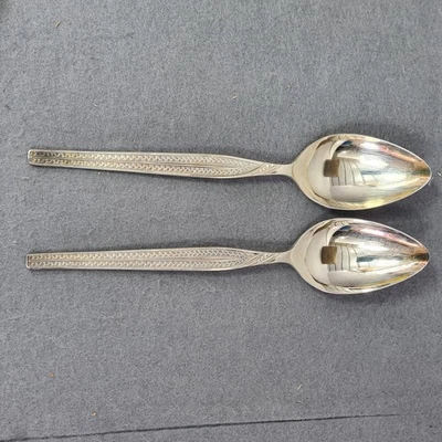 Vintage Grosvenor Flamenco Silver Plated Serving Spoon 21.5cm - Image 1 of 4